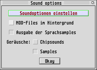 Bild: Einstellmöglichkeiten zum Bereich Soundausgabe