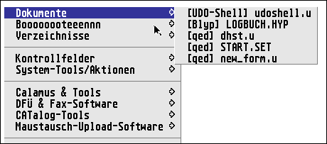 SMU als DHST-Server mit dem Eintrag der UDO-Shell