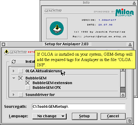 Das Setup-Programm